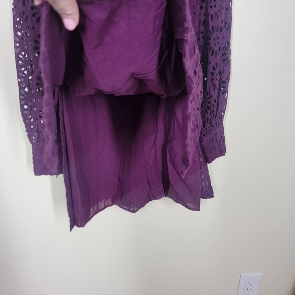 NWT Lilly Pulitzer Aisha eyelet romper cherry ganache oversized pinwheel eye 8 - Picture 5 of 9